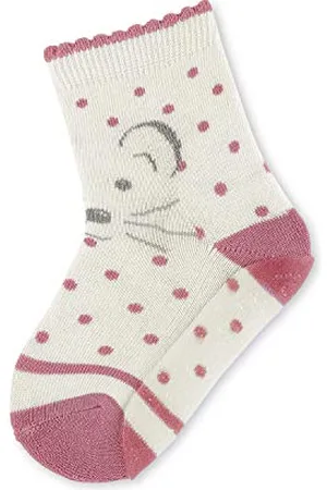 Sterntaler Baby - Mädchen Fli Fli Air Mabel Slipper Sock, Elfenbein, 23W / 24L EU
