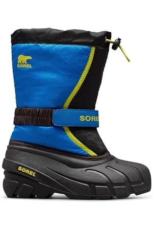 sorel Unisex-Kinder Flurry Boot Stiefel, Schwarz/Superblau