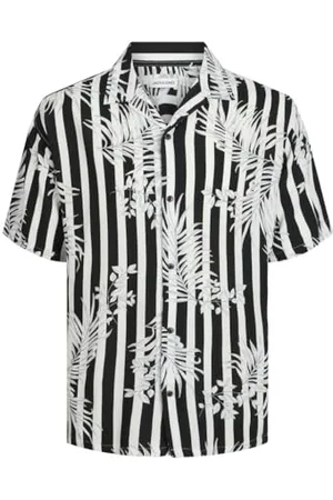 JACK & JONES Herren Jjjeff Resort AOP Shirt Ss Hemd 12247759 , ,S