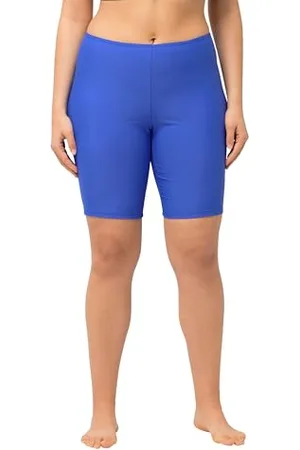 Ulla Popken Damen Schwimmradler Badehose, , 46-48