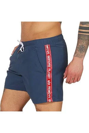 Alpha Industries Herren RBF Tape Swim Short Schwimmshort Badehose, , XXL