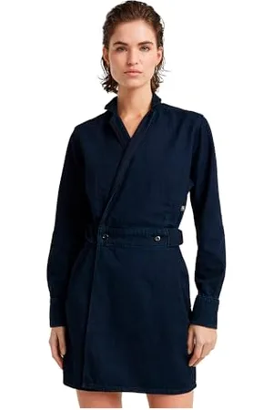G-Star Damen Wrap Kleid, , S