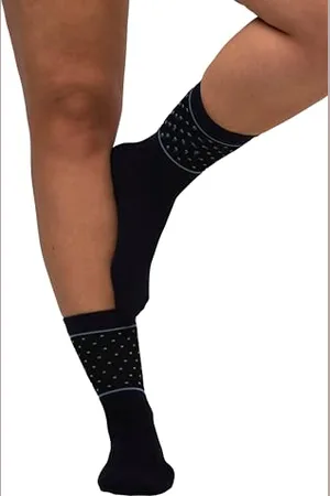Ulla Popken Damen Strümpfe, Tupfenmesh Socken, , 39-42 EU