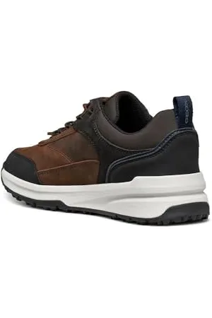 Geox Herren U STERRATRAIL + Grip Sneaker, Coffee, 46 EU