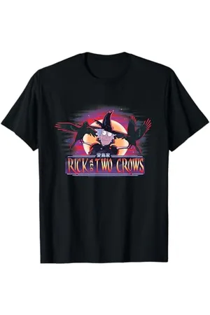 Rick and Morty Rick and two crows T-Shirt