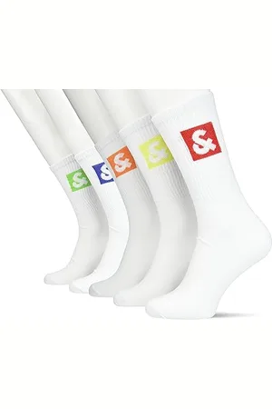 JACK & JONES JACDAN LOGO TENNIS SOCKS 5 PACK