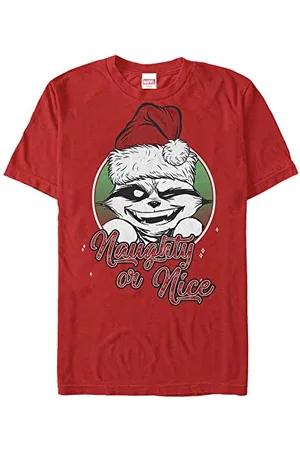Marvel Unisex Gotg Classic Rocket Greetings Organic Short Sleeve T-shirt, Verrotten, XL