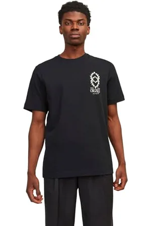 JACK & JONES Male T-Shirt Gedruckt Rundhalsausschnitt T-Shirt