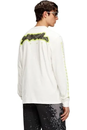 Diesel _T-JUST-LS-N7 MAGLIET_Pajamas_Weiß_M
