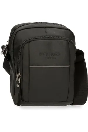 Pepe Jeans Dortmund Umhängetasche mittelgroß, , 17 x 22 x 7,5 cm, Baumwolle, Polyester und PU. 2,99 l von Joumma Bags, , Talla única, Mittelgroße Umhängetasche