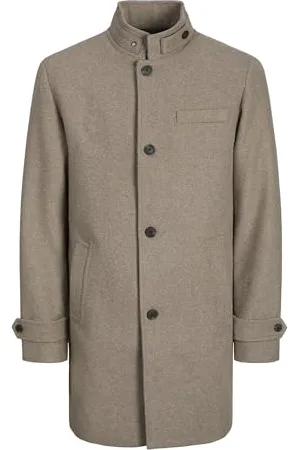JACK & JONES Male Wollmantel Wollmantel