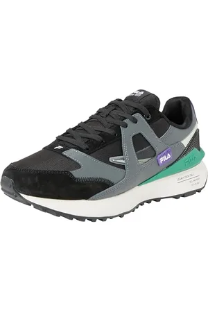 Fila Herren Contempo Sneaker, Black-Verdant Green, 43 EU