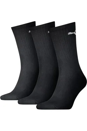 PUMA Unisex Sport Socken, 3er Pack, black, 43-46 EU