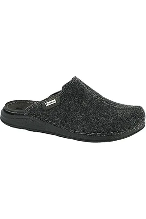 Fischer Herren Pantoletten, Männer Hausschuhe,Indoor,daheim,zuhause,Filz-Hausschuhe,Freizeitschuhe,Men