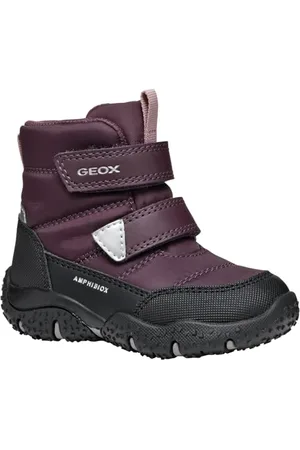 Geox Jungen Mädchen B Baltic Girl B ABX Snow Boot, DK Burgundy/Black, 26 EU