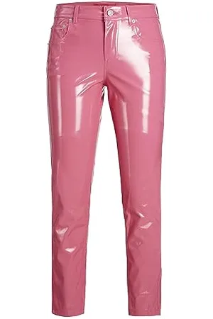 JJXX Damen JXBERLIN Slim HW Faux Leather Pants SN Hose, , S
