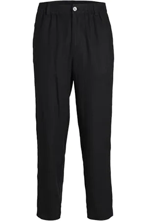 JACK & JONES Herren Jpstkarl Jjlawrence Linen Chino Sn Chino-Hose, , S