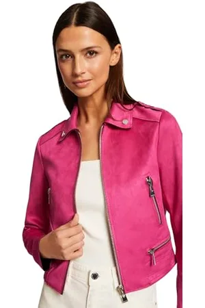Morgan Damen 222-gsud Gerade Jacke in Wildlederoptik, , 34