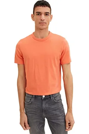 TOM TAILOR Herren Basic T-Shirt aus Baumwolle