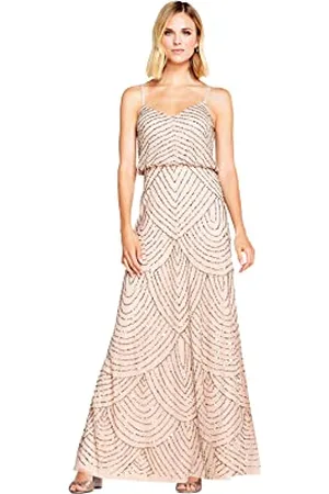 Adrianna Papell Damen Long Beaded Blouson dresses, , 36 EU