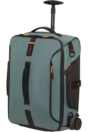Samsonite Paradiver Light - Reisetasche/Rucksack mit 2 Rollen S, 55 cm, 51 L, Grün