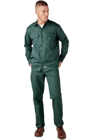 Dickies Big and Tall Herren-Langarm-Arbeitshemd