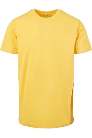Build Your Brand Herren T-Shirt Round Neck, taxi yellow, XXL