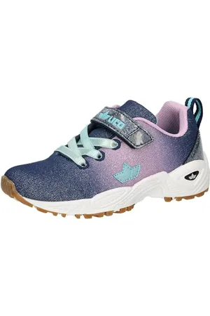 LICO Florina VS Hallenturnschuhe, Marine/Lila/Türkis, 36 EU