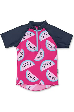 Sterntaler Baby - Mädchen Zwemshirt met korte mouwen meloen Rash Guard Shirt, , 80 EU