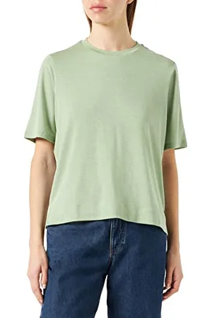 Garcia Damen Short Sleeve T-Shirt, Smoke Green, L