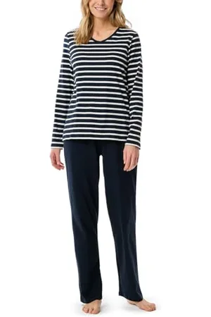 Schiesser Damen Casual Essentials Pyjamaset, , 40 EU