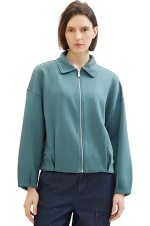TOM TAILOR Damen Bomber Sweatjacke, , L