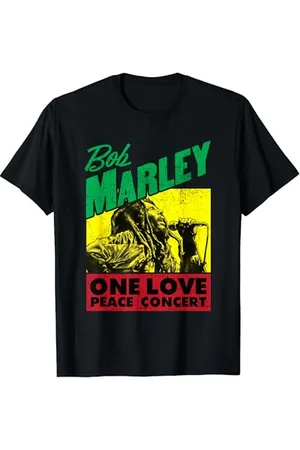 Bob Marley Offizielles One Love Peace Konzert T-Shirt