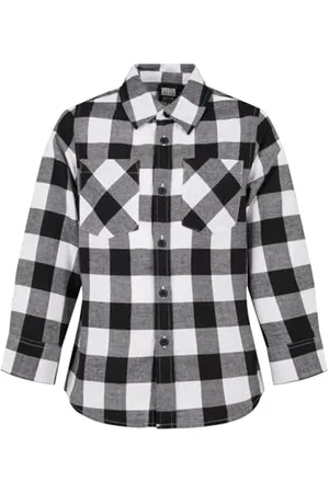 Urban classics Jungen Boys Checked Flanell Shirt Hemd, , 158-164