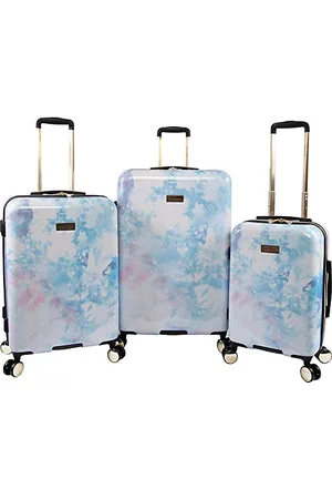 Juicy Couture Sadie 3-teiliges Hardside Spinner Gepäck-Set, Wasserfarbe Violett, Einheitsgröße, Sadie 3-teiliges Hardside Spinner Gepäck-Set