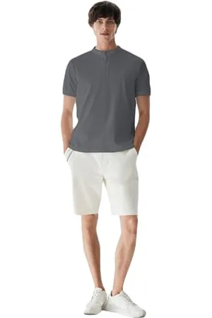 LTB Herren T-Shirt Gemaza Slim Passform - Baumwolle in Grau - Größe L