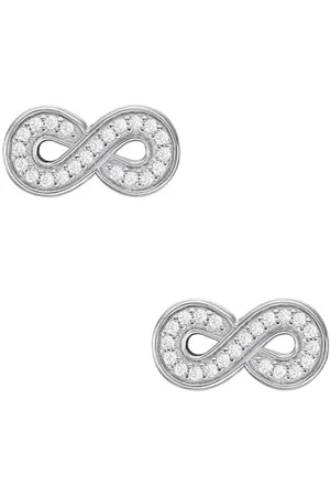 Fossil Damenohrstecker Infinity Sterlingsilber, JFS00634040