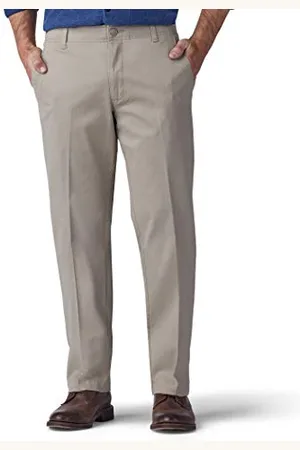 Lee Herren Extreme Motion Flat Front Regular Straight Pant Hose mit gerader Passform, , 32W / 32L