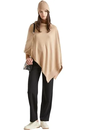 Benetton Damen MANTELLA 1235DU01A Gestrickte Ponchos und Capes,