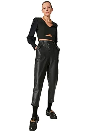 Trendyol Damen Posted Posted Pants Pants Chino, , 34