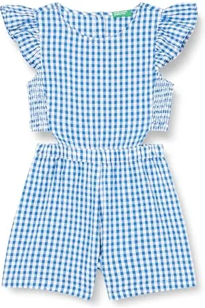 Benetton Mädchen Overall 4qkuct00q Jumpsuit, , 122 cm