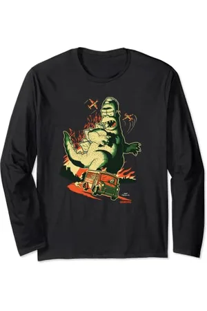 The Simpsons Treehouse of Horror Homerzilla Terror Langarmshirt