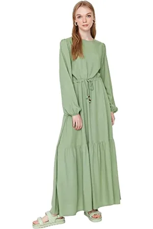 Trendyol Damen Midi Shift Dress Kleid, , XL EU