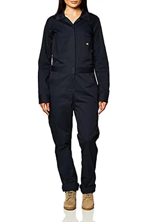 Dickies Damen Langarm-Overall aus Baumwoll-Twill Arbeitsoverall, , Medium