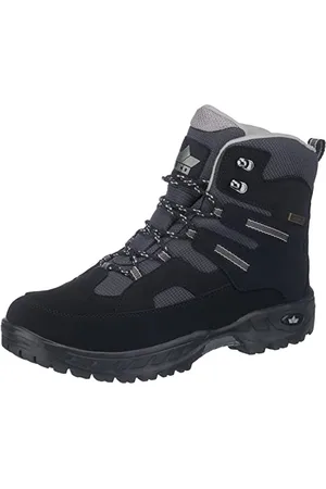 LICO FLAKE Herren Schneestiefel, Schwarz/ Grau, 36 EU