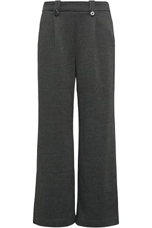QS by s.Oliver Damen 2160629 Hose lang, Wide Leg, , 40W x 32L