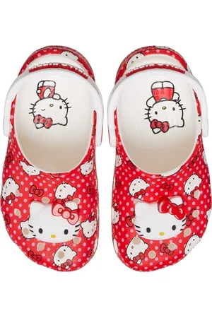 Crocs Unisex Kinder Hello Kitty Red Classic Clog T Holzschuh, , 20/21 EU