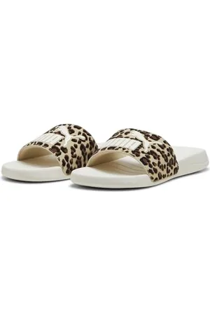 PUMA Unisex Popcat 20 I Am The Drama Slide Sandal, Putty-Brown Mushroom Black, 47 EU