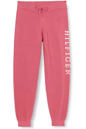 Tommy Hilfiger Damen Cotton Graphic Jogger Pant WW0WW36558 Strickhosen, , M