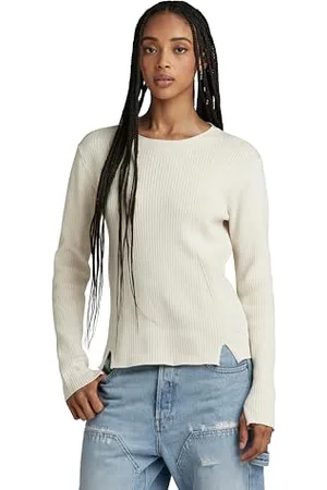G-Star RAW Damen Ribbed Pullover, , L